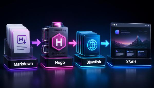 Building XSAH with Hugo and Blowfish